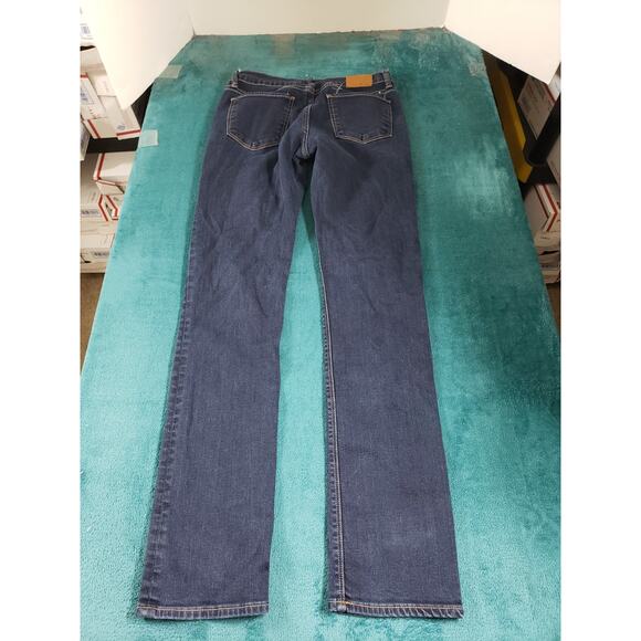 Lucky Brand Jeans Size 6 Womens Blue Stretch Pant Denim Mid Rise Brooke Straight - Picture 10 of 13